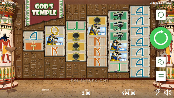 автомат gods temple в casino x