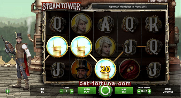 символы слота steam tower